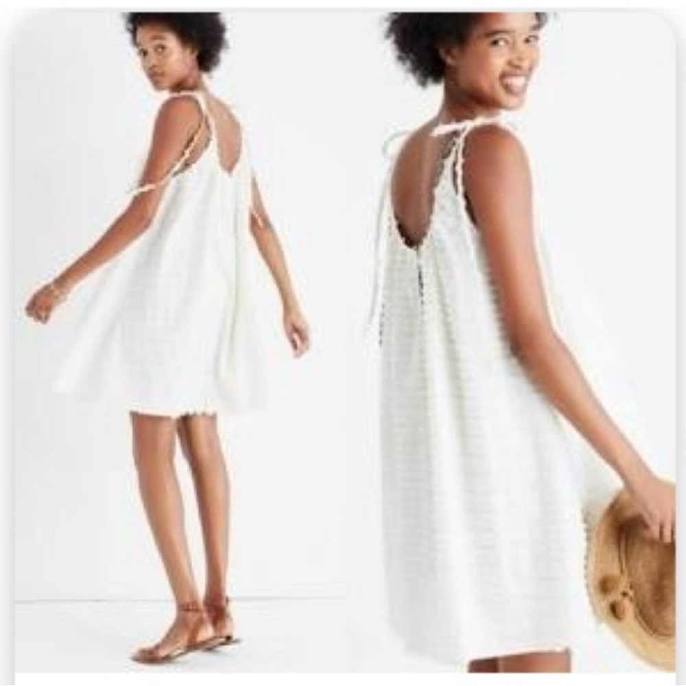 MADEWELL Havana White Oversized
Spaghetti Tie Straps Dress or Coverup